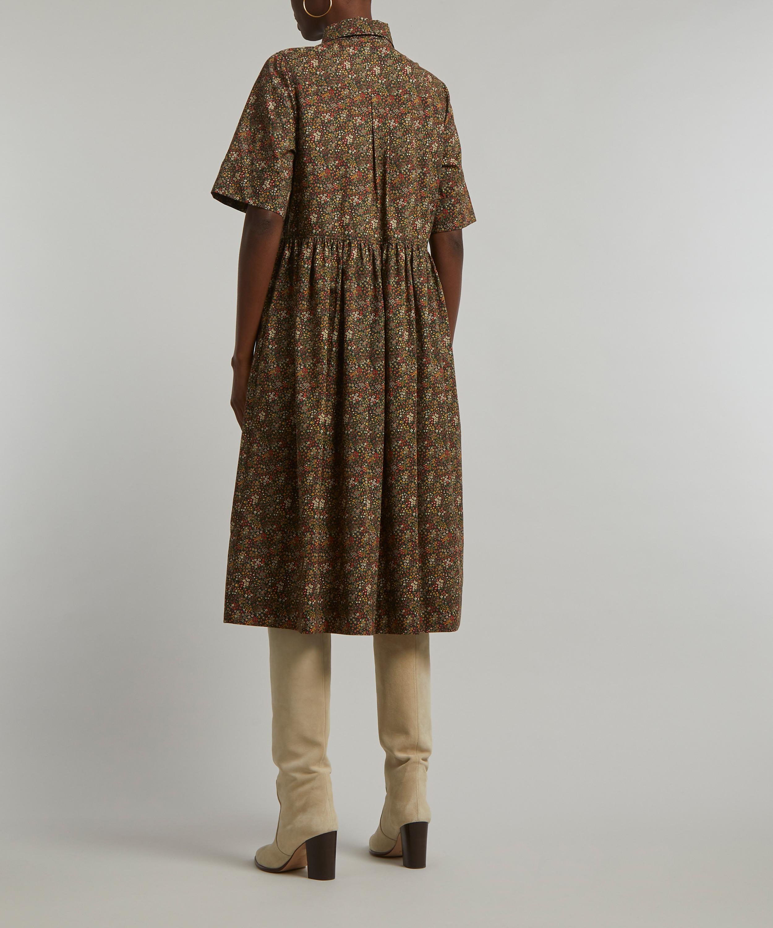 Liberty - Cooper Dance Tana Lawn™ Cotton Short-Sleeve Shirt Dress image number 3