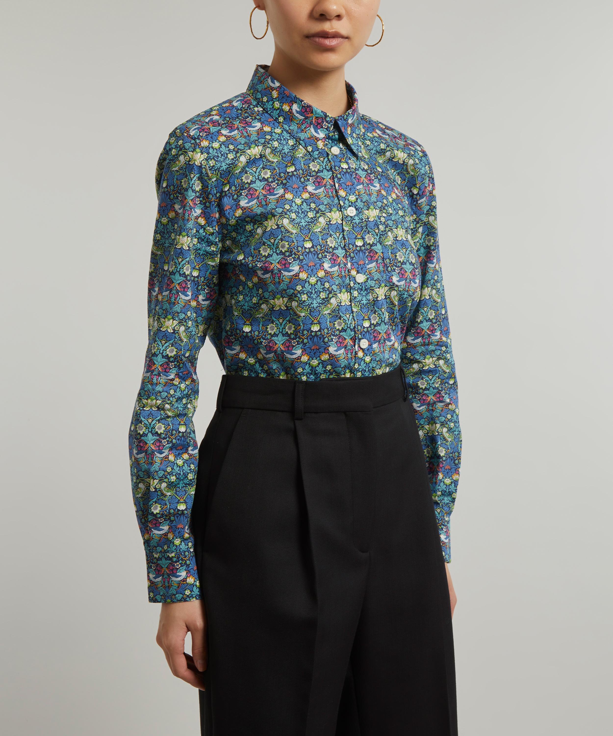 Liberty - Strawberry Thief Fitted Tana Lawn™ Cotton Shirt image number 2