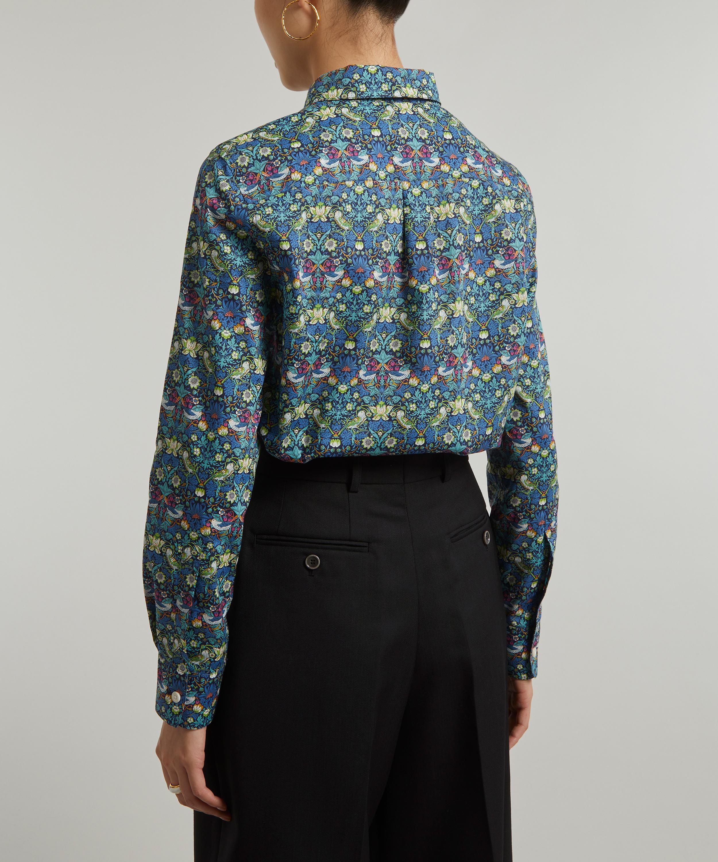 Liberty - Strawberry Thief Fitted Tana Lawn™ Cotton Shirt image number 3