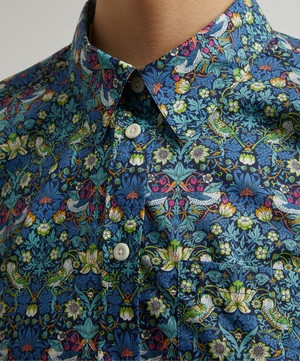 Liberty - Strawberry Thief Fitted Tana Lawn™ Cotton Shirt image number 4