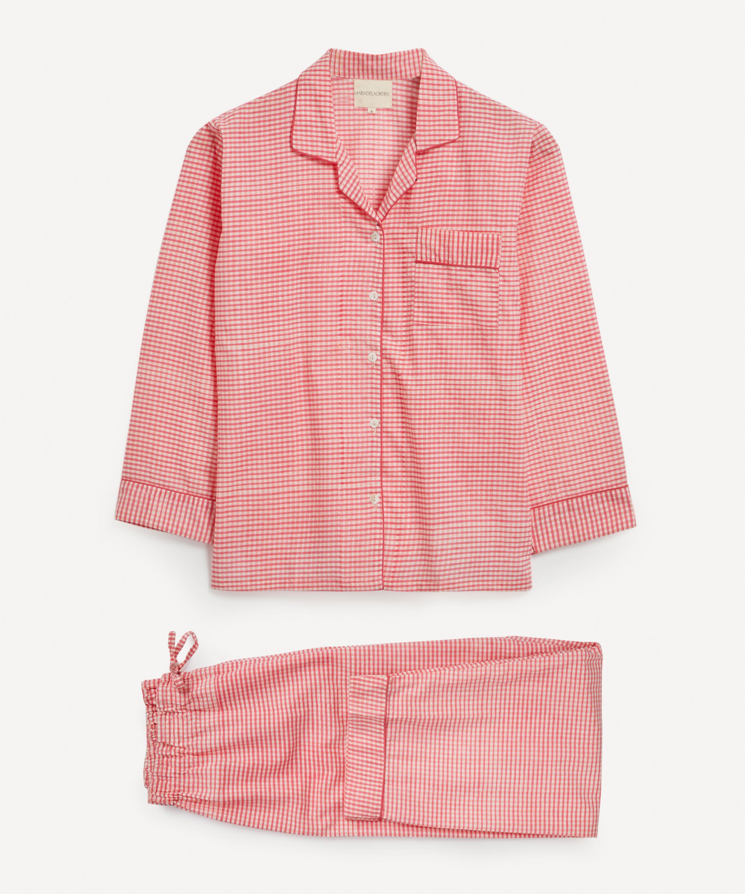 Maria de la Orden - Pink Plaid Pyjamas
