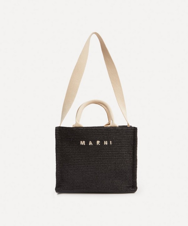 Marni - Small Raffia Tote Bag image number null