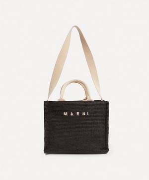 Marni - Small Raffia Tote Bag image number 0