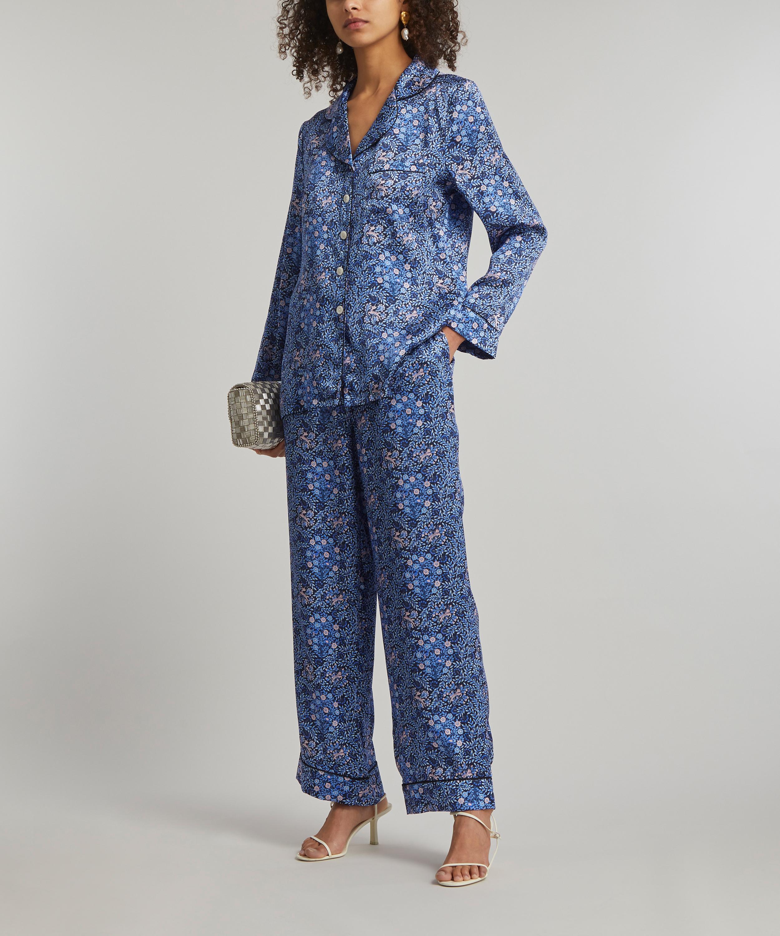 Liberty Sonny s Tree Silk Satin Pyjama Set Liberty