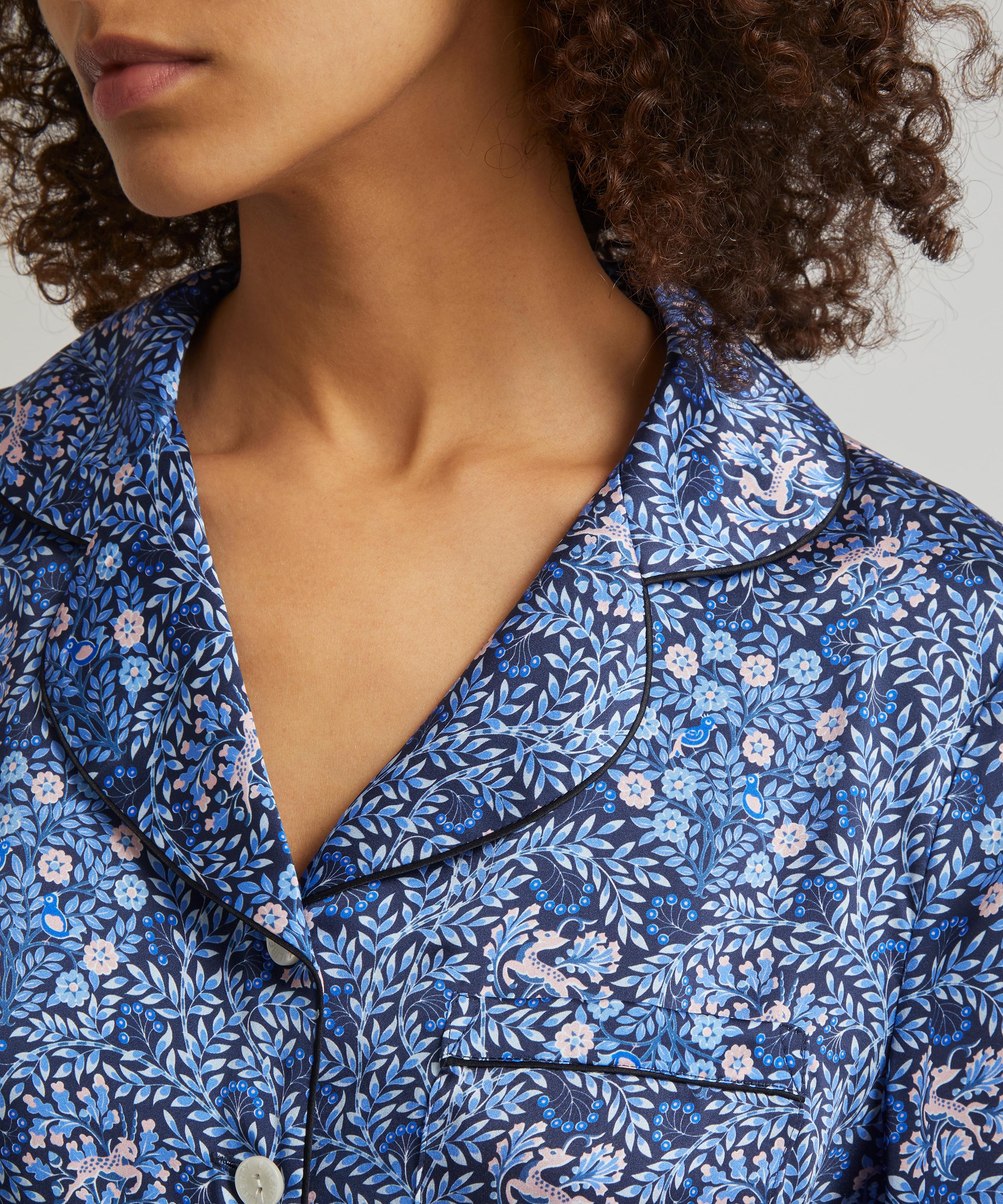 Liberty - Sonny's Tree Silk Satin Pyjama Set image number 6