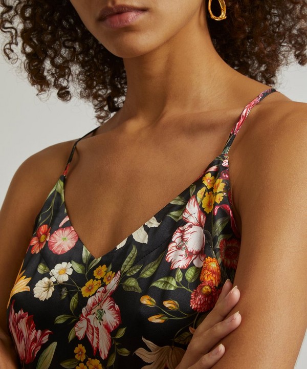 Liberty - Stately Bouquet Silk Satin Chemise image number 4