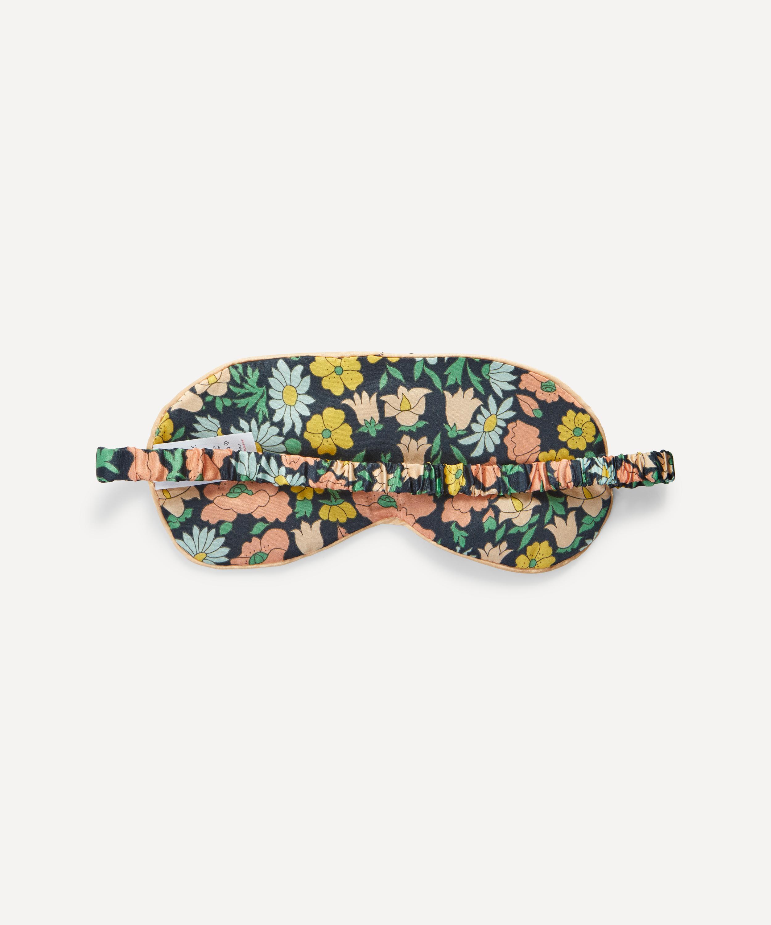 Liberty - Poppy and Daisy Silk Satin Eye Mask image number 1