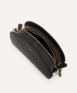 A.P.C. - Leather Demi-Lune Chain Cross-Body Bag image number 5