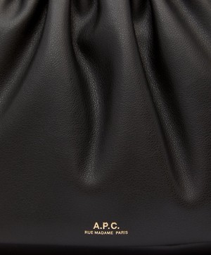A.P.C. - Ninon Drawstring Vegan Leather Bag image number 4