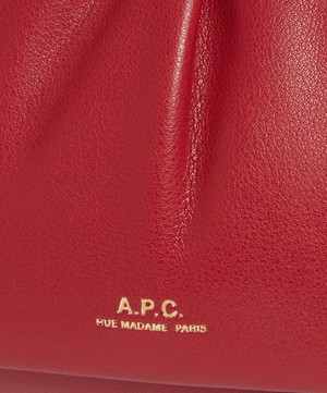A.P.C. - Small Ninon Drawstring Vegan Leather Bag image number 3