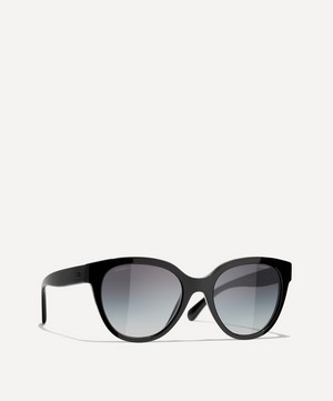 CHANEL Round Cat-Eye Acetate Sunglasses | Liberty