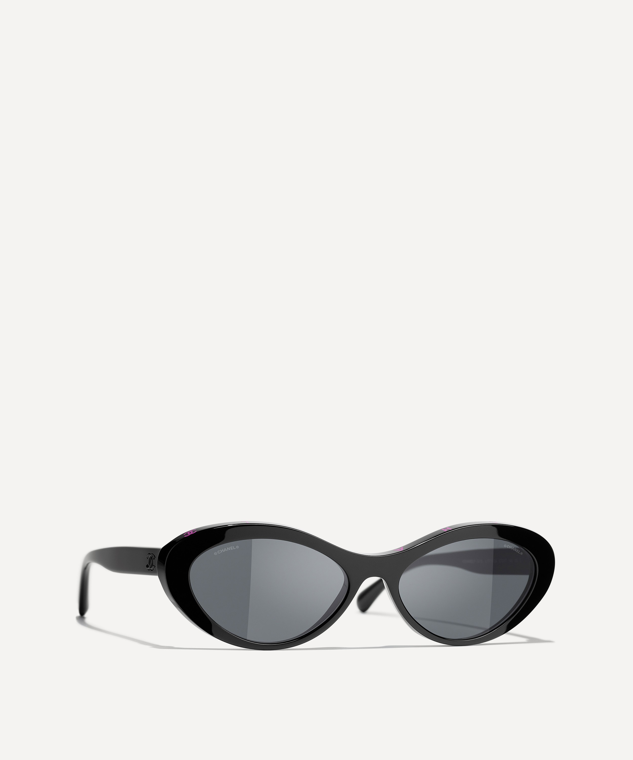 CHANEL - Oval Acetate Sunglasses