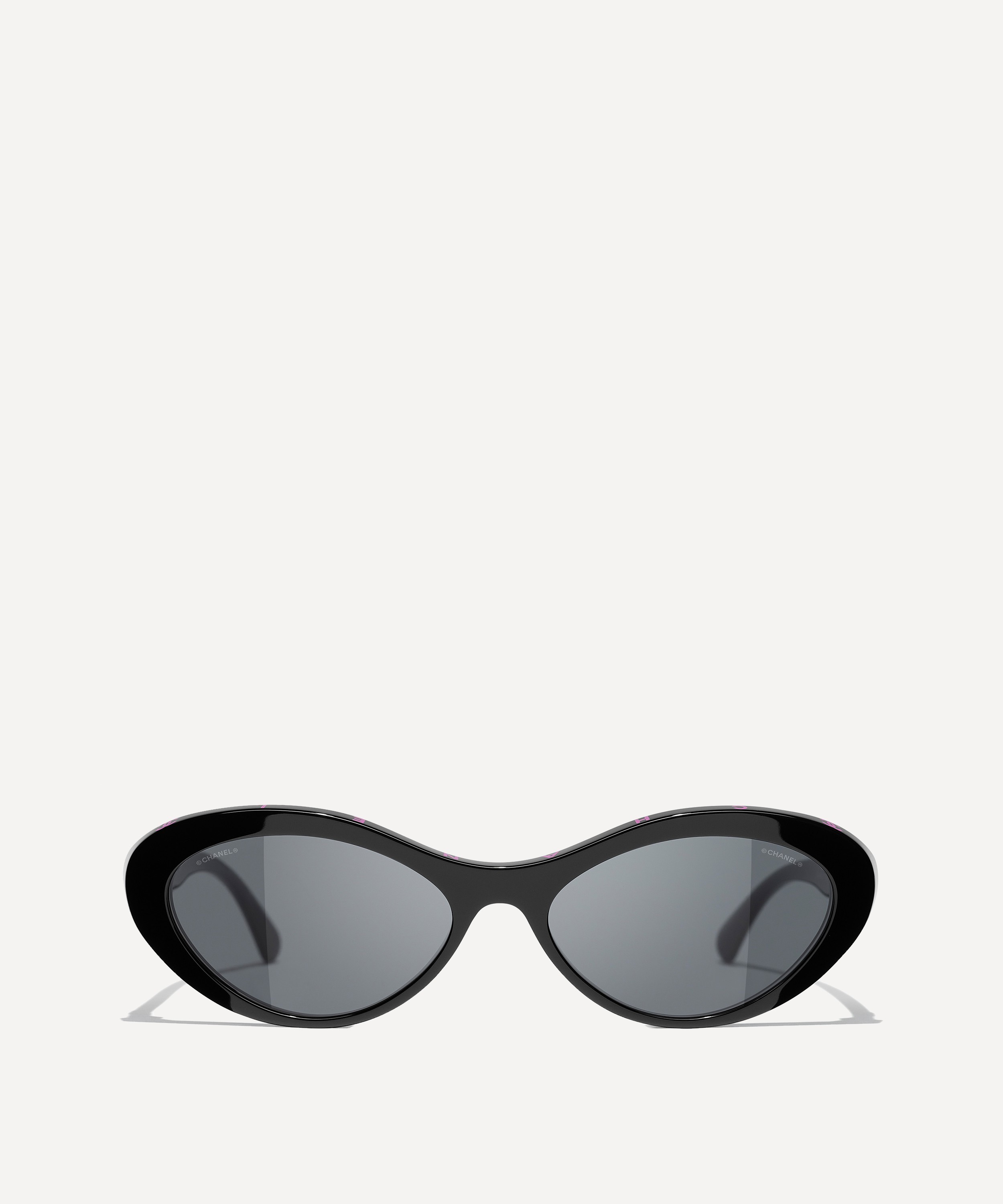 CHANEL - Oval Acetate Sunglasses image number 1