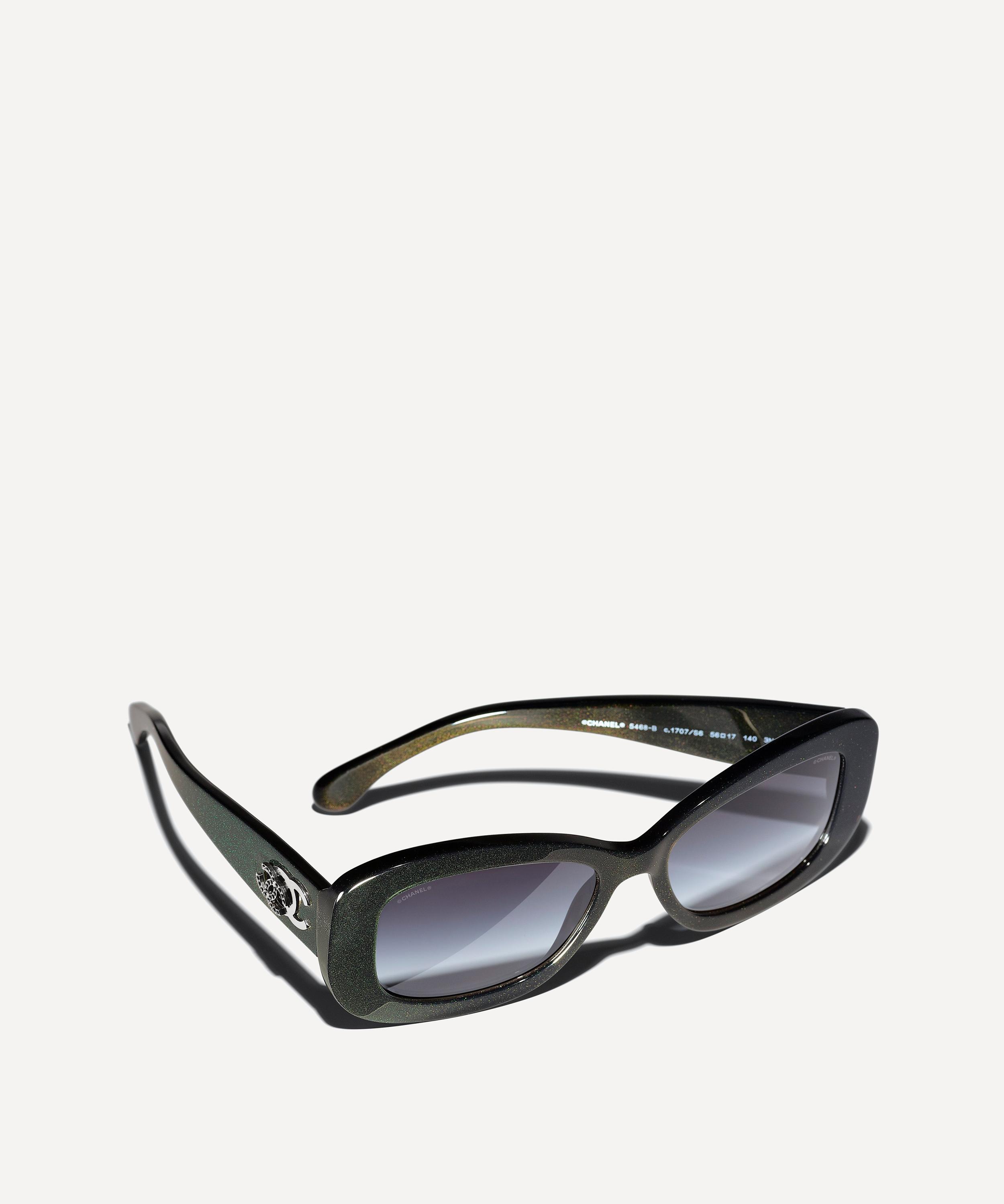 Sunglasses: Rectangle Sunglasses, acetate — Fashion