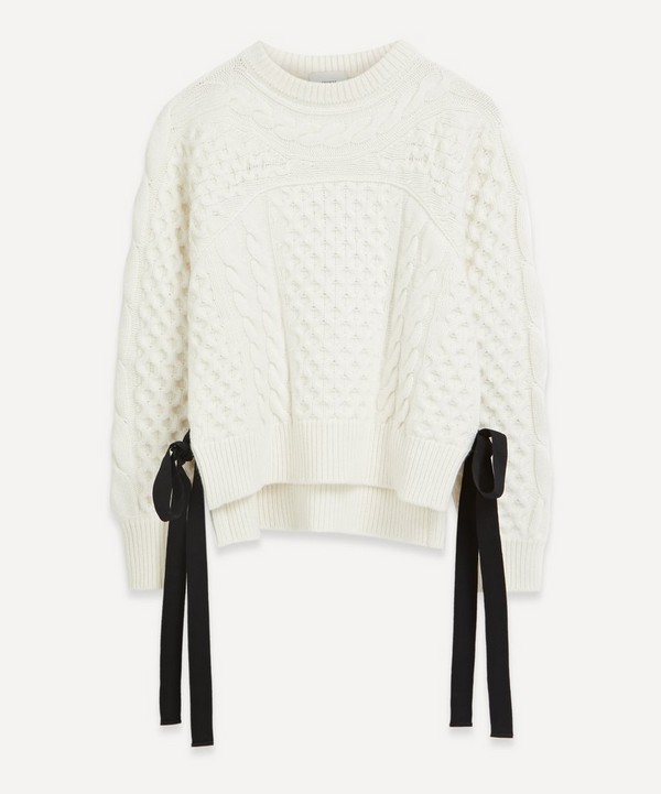 Erdem - Ines Cable-Knit Cashmerino Jumper image number null