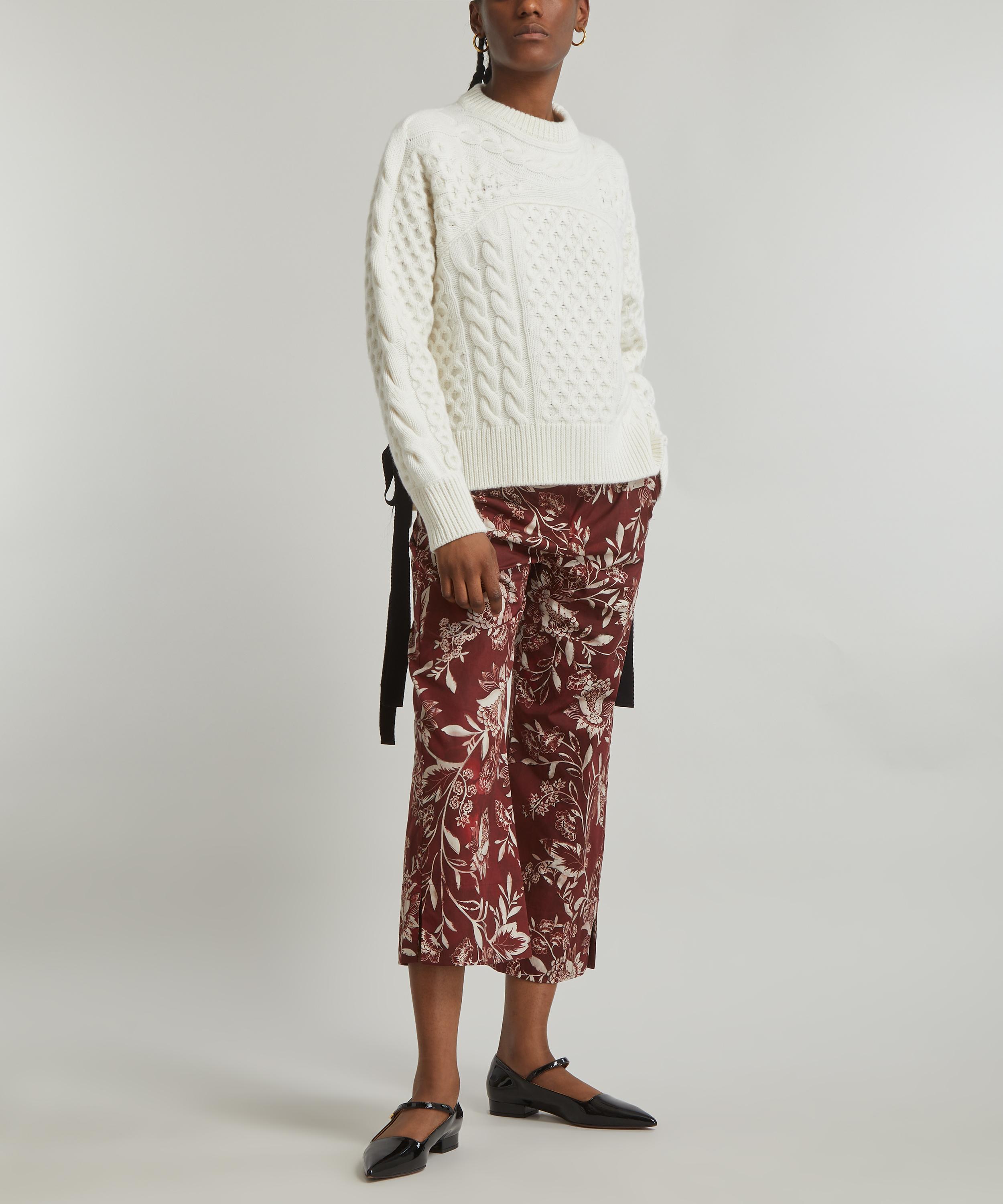 Erdem - Ines Cable-Knit Cashmerino Jumper image number 1