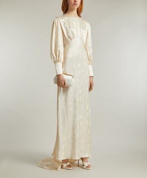RIXO - Clementine Silk Gown image number 1