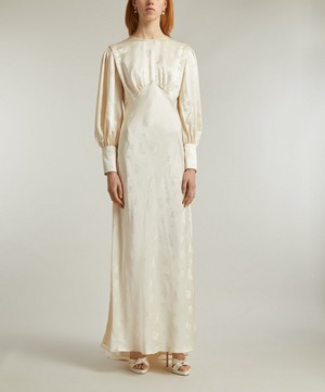 RIXO - Clementine Silk Gown image number 2