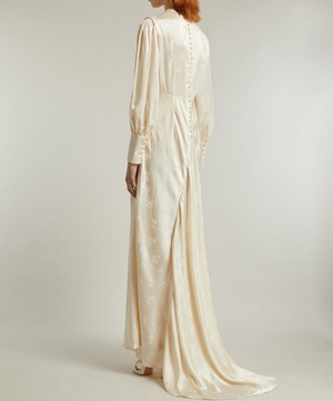 RIXO - Clementine Silk Gown image number 3