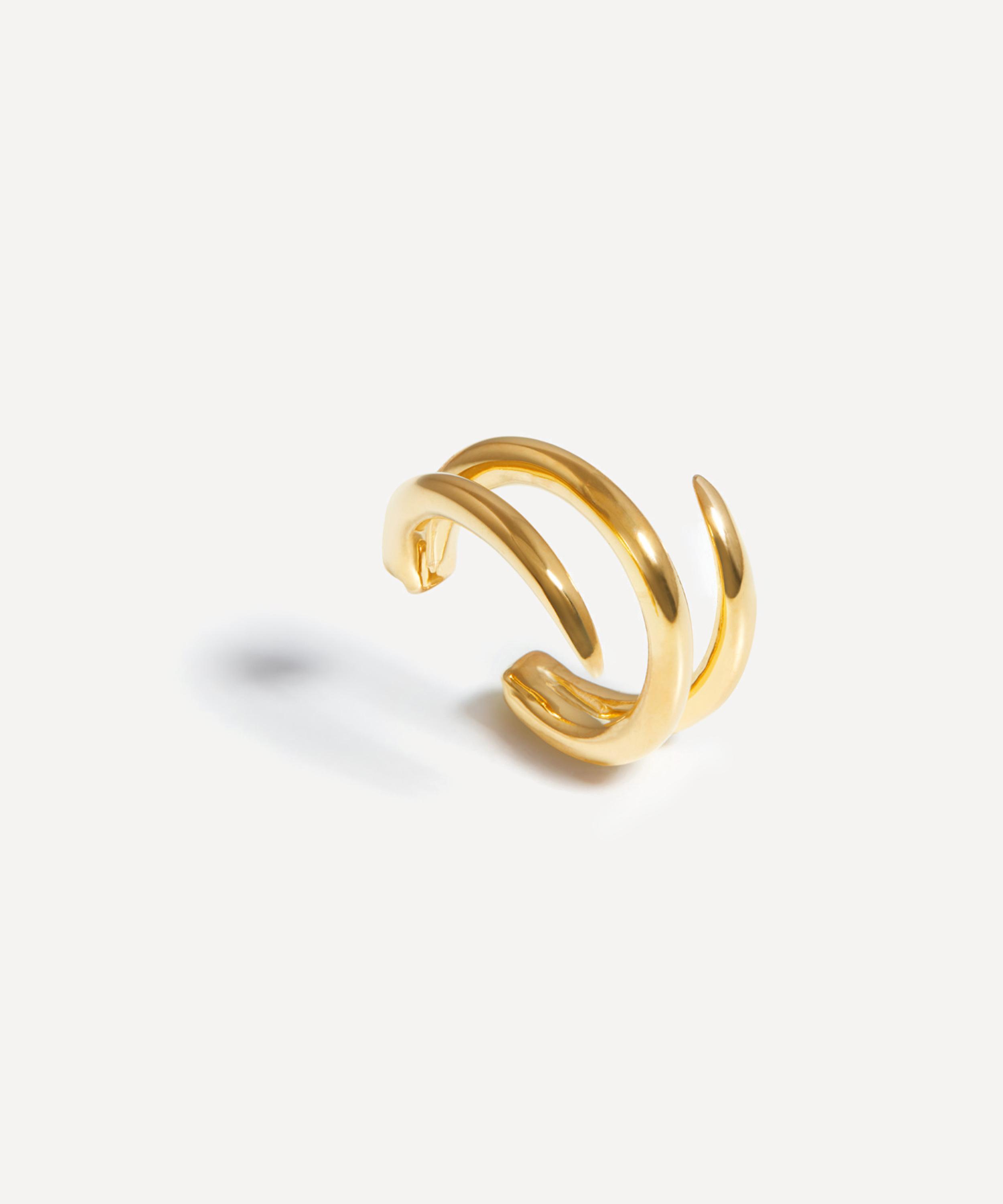 Missoma - 18ct Gold-Plated Vermeil Silver Claw Lacuna Ear Cuff