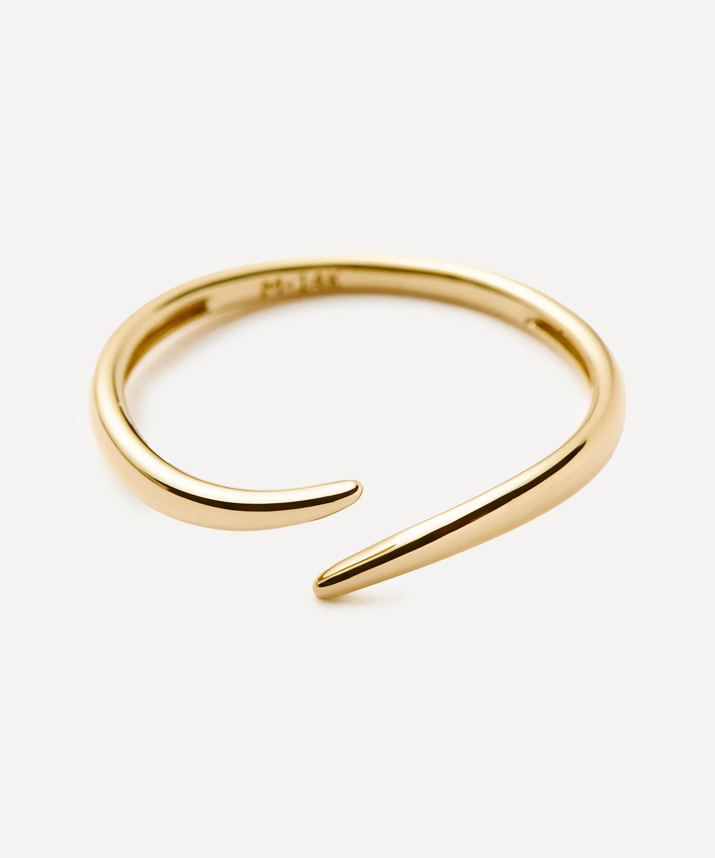 Missoma - 14ct Gold Fine Open Claw Ring image number 1