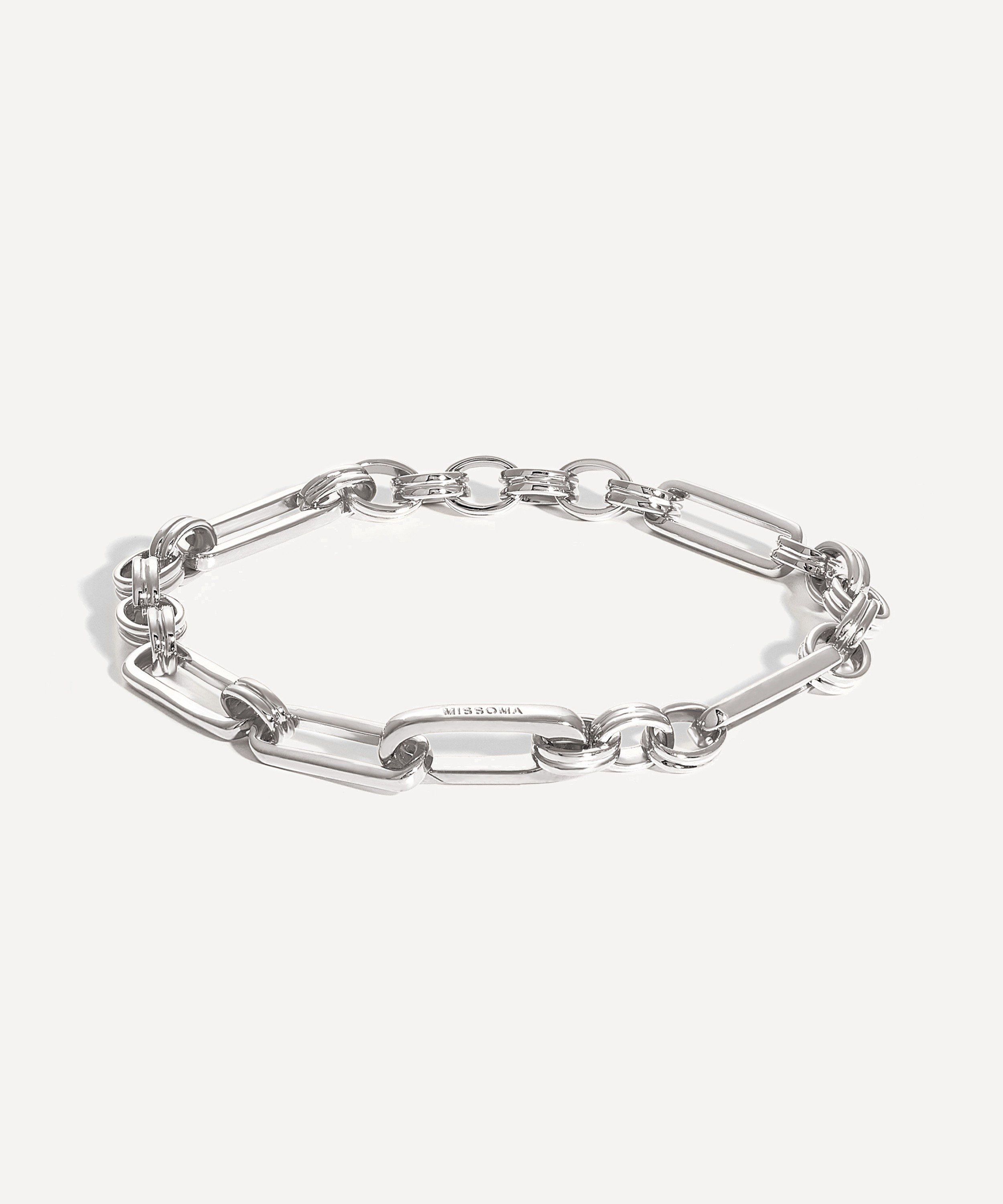 Missoma - Silver-Plated Axiom Chain Bracelet image number 2