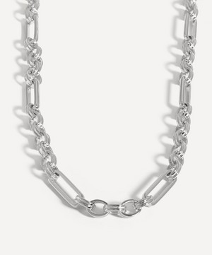Missoma - Silver-Plated Axiom Chain Necklace image number 2
