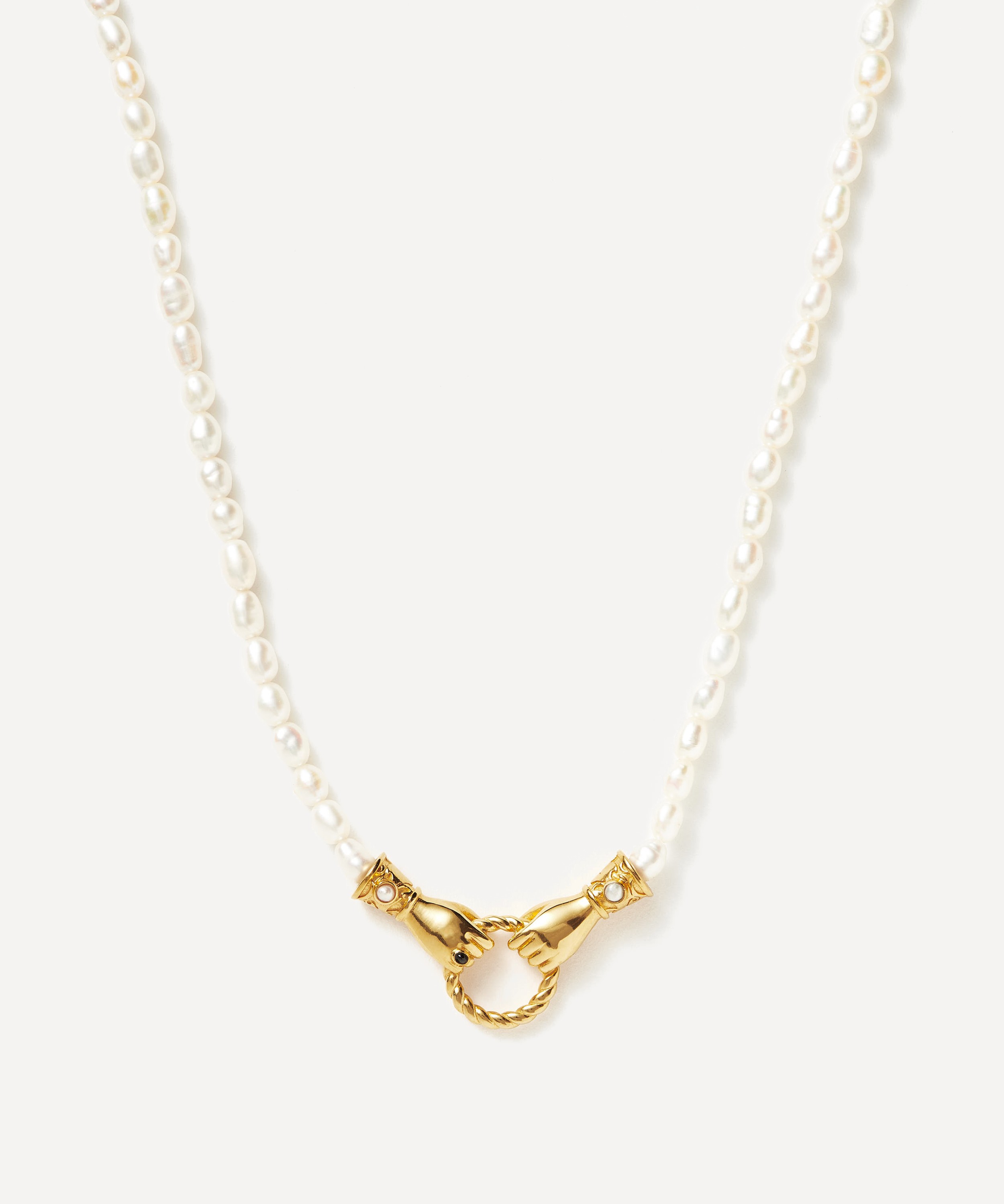 Missoma - 18ct Gold-Plated Harris Reed In Good Hands Necklace