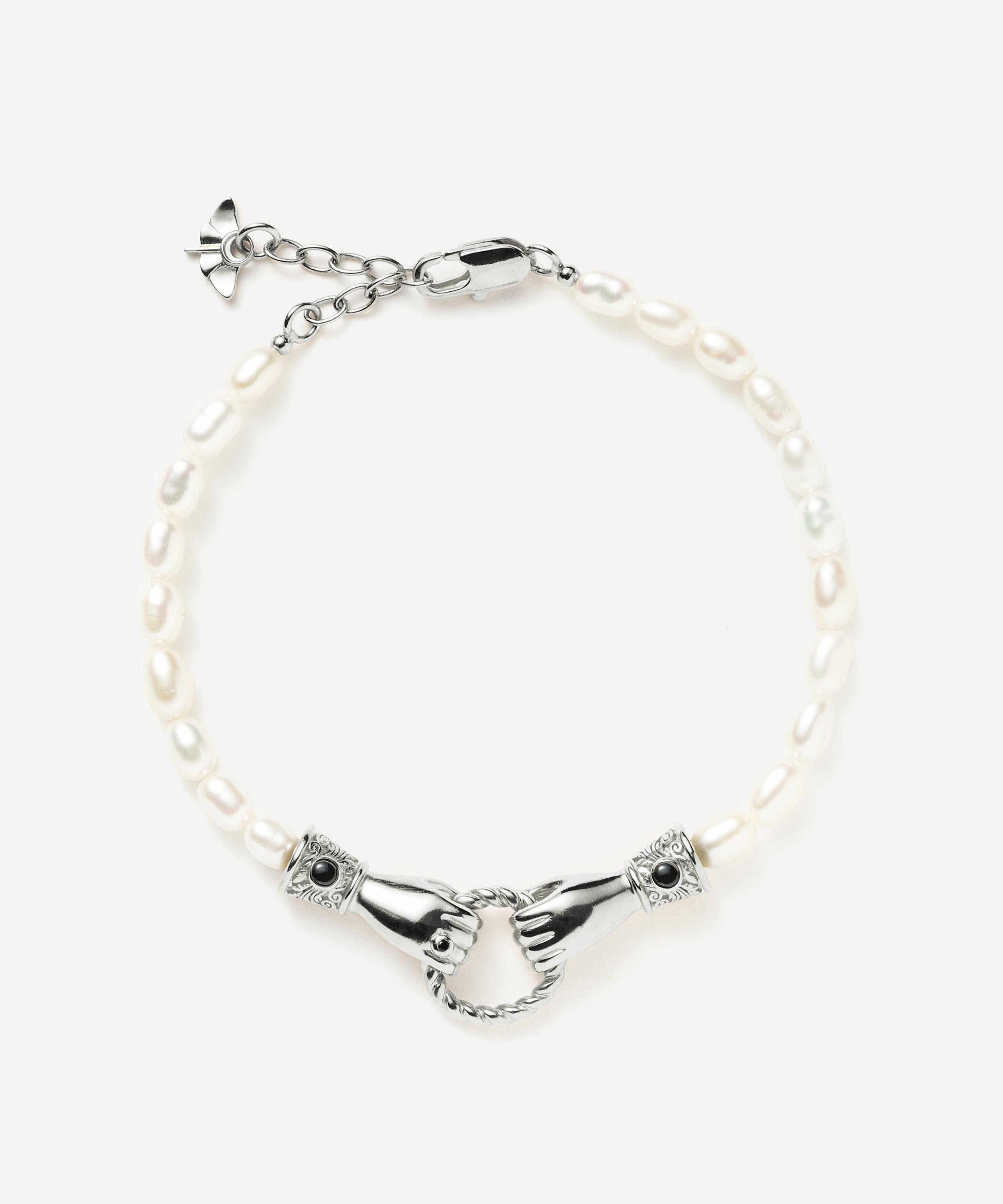 Missoma - Silver-Plated Harris Reed In Good Hands Bracelet image number 0