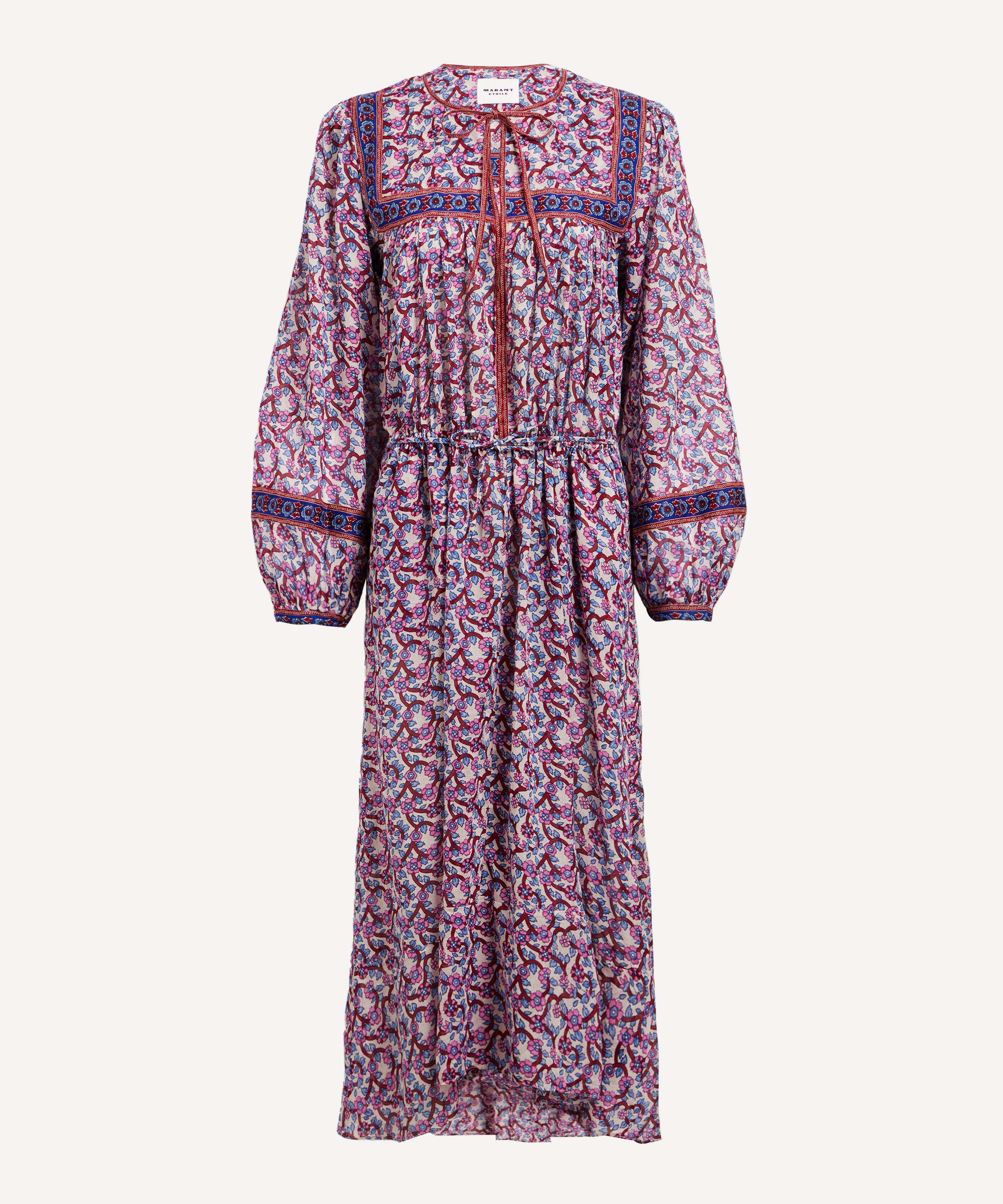 Marant Etoile Greila Long Cotton Dress Liberty