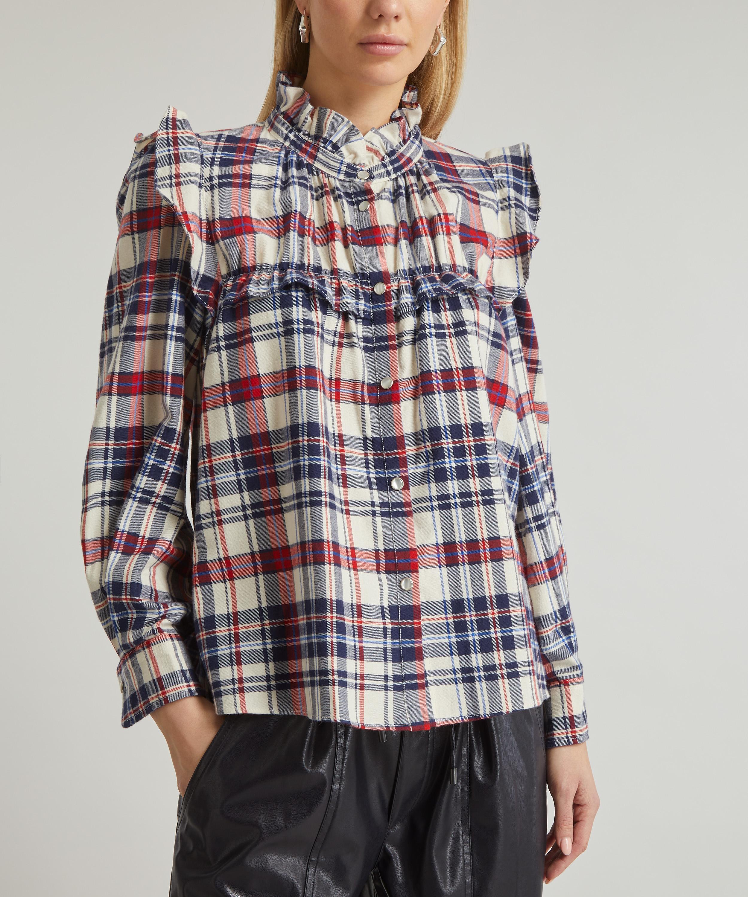 Marant Étoile - Idety Checked Shirt image number 2