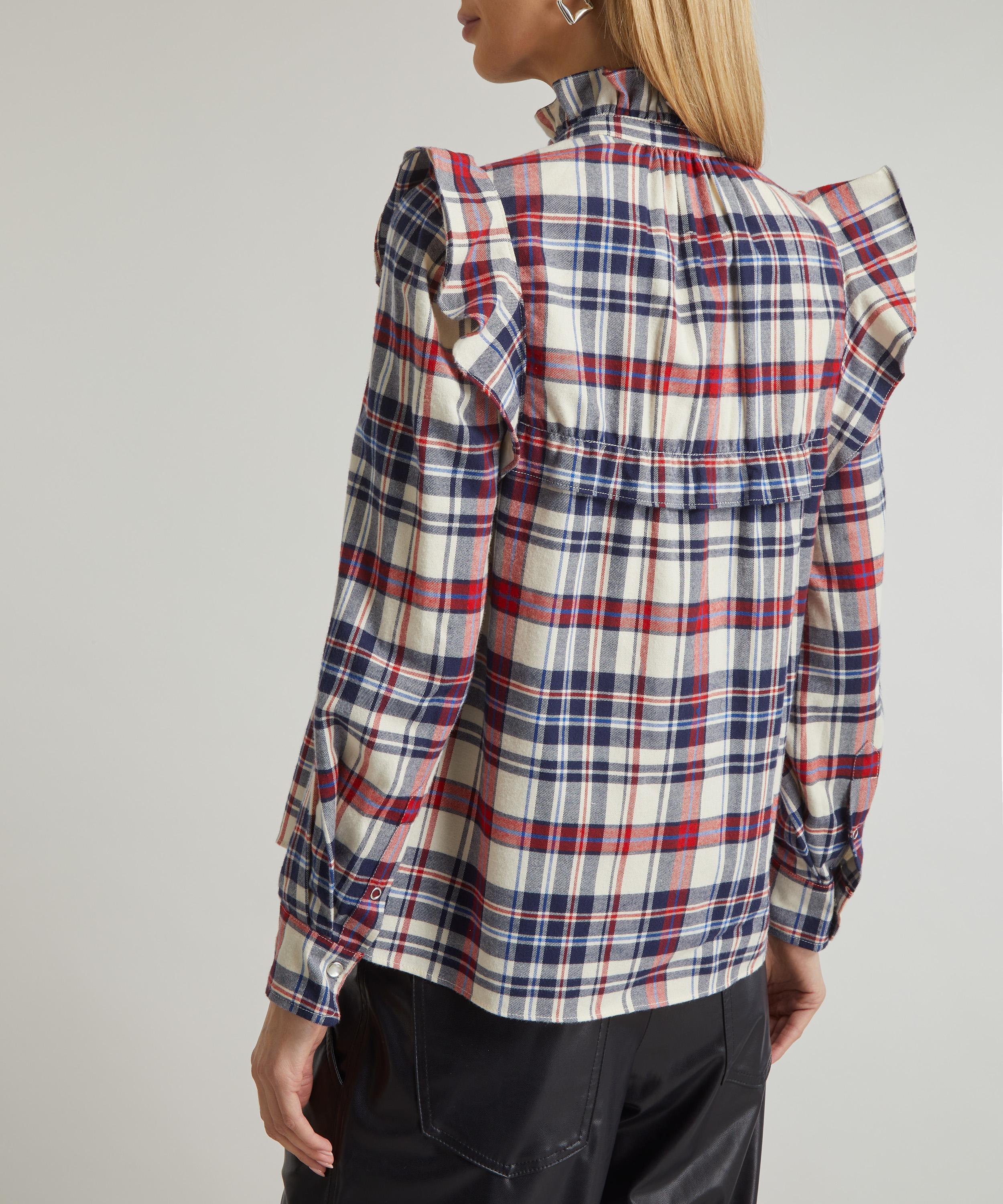 Marant Étoile - Idety Checked Shirt image number 3