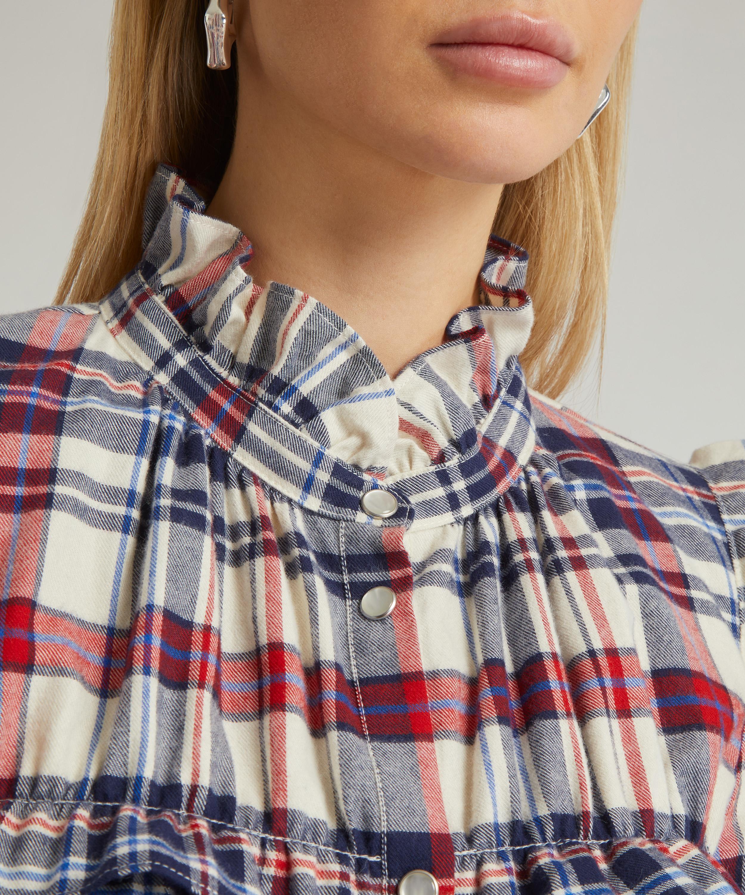 Marant Étoile - Idety Checked Shirt image number 4
