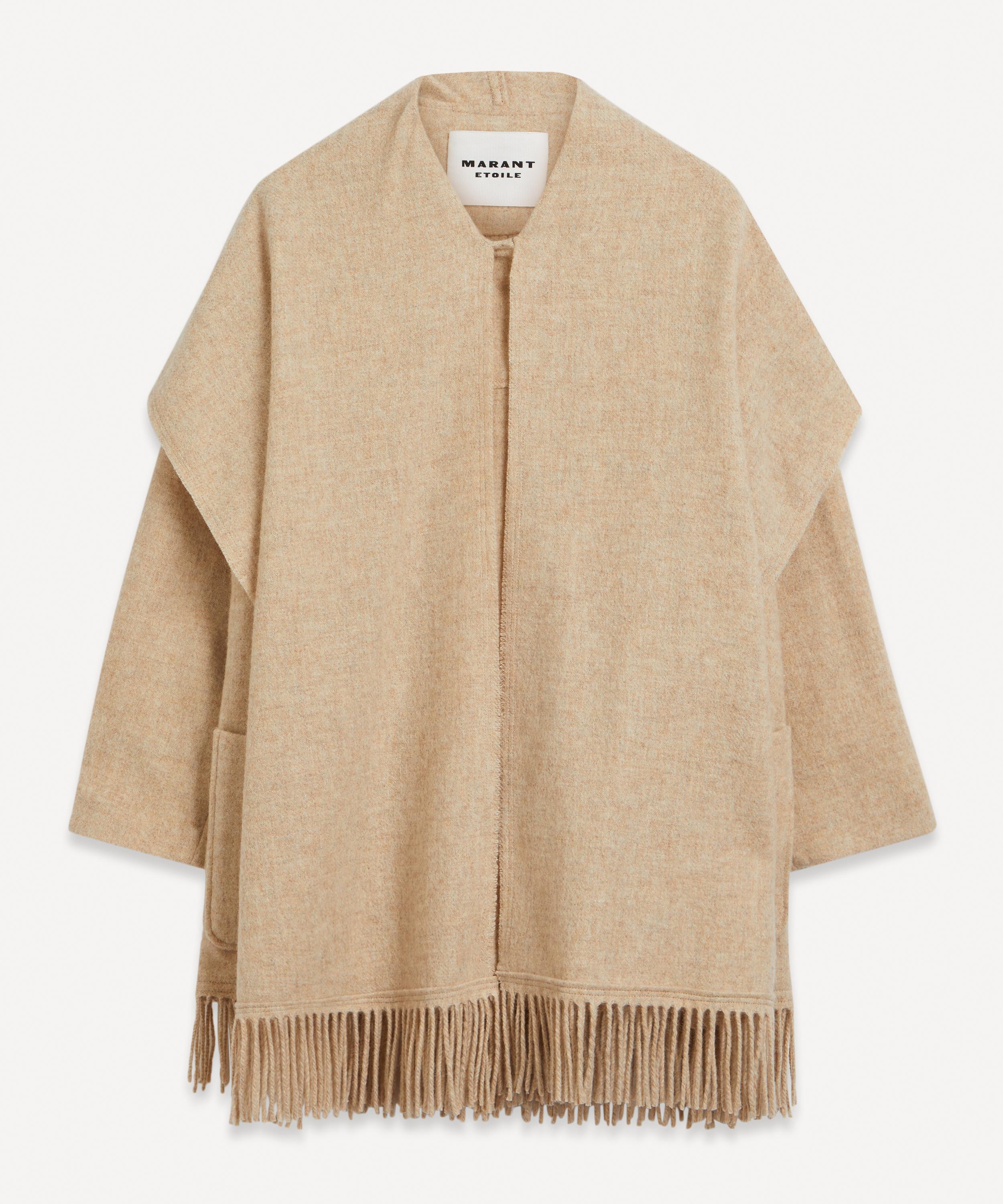 Marant Étoile - Faty Fringed Scarf Coat image number 0