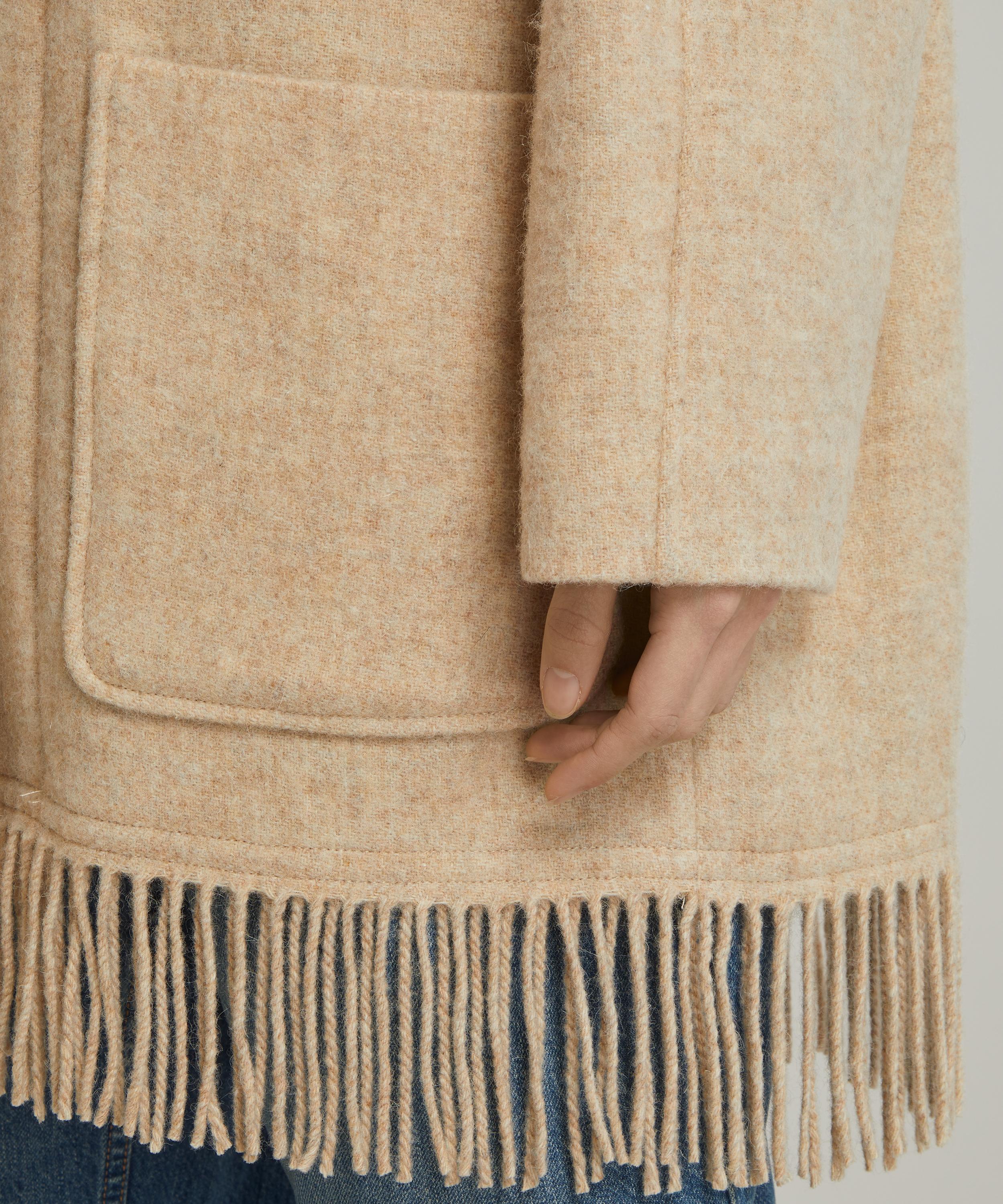 Marant Étoile - Faty Fringed Scarf Coat image number 4