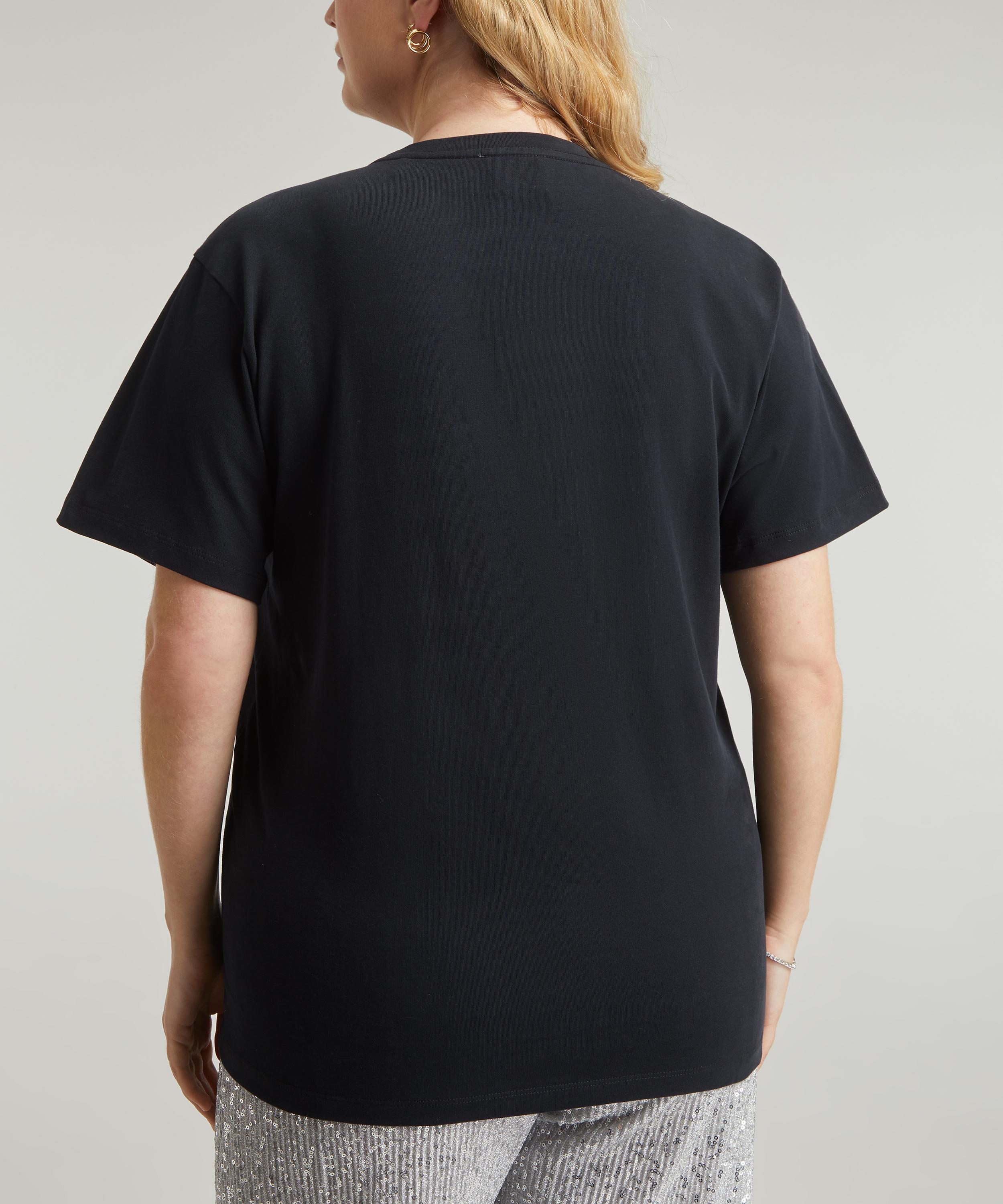 Marant Étoile - Zewel Ikat Glitter Logo T-Shirt image number 3