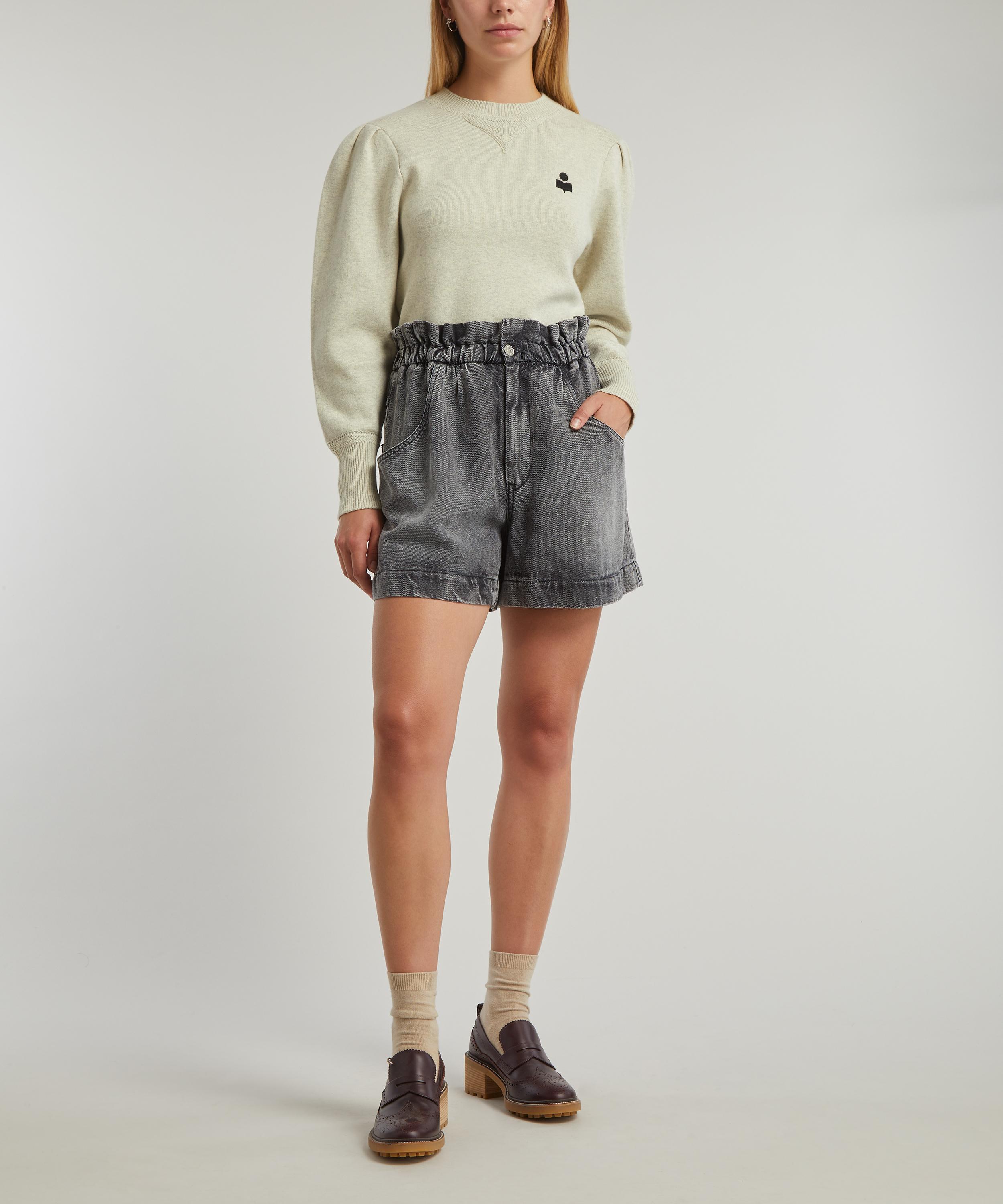 Marant Étoile - Titea Fluid Denim Shorts image number 1