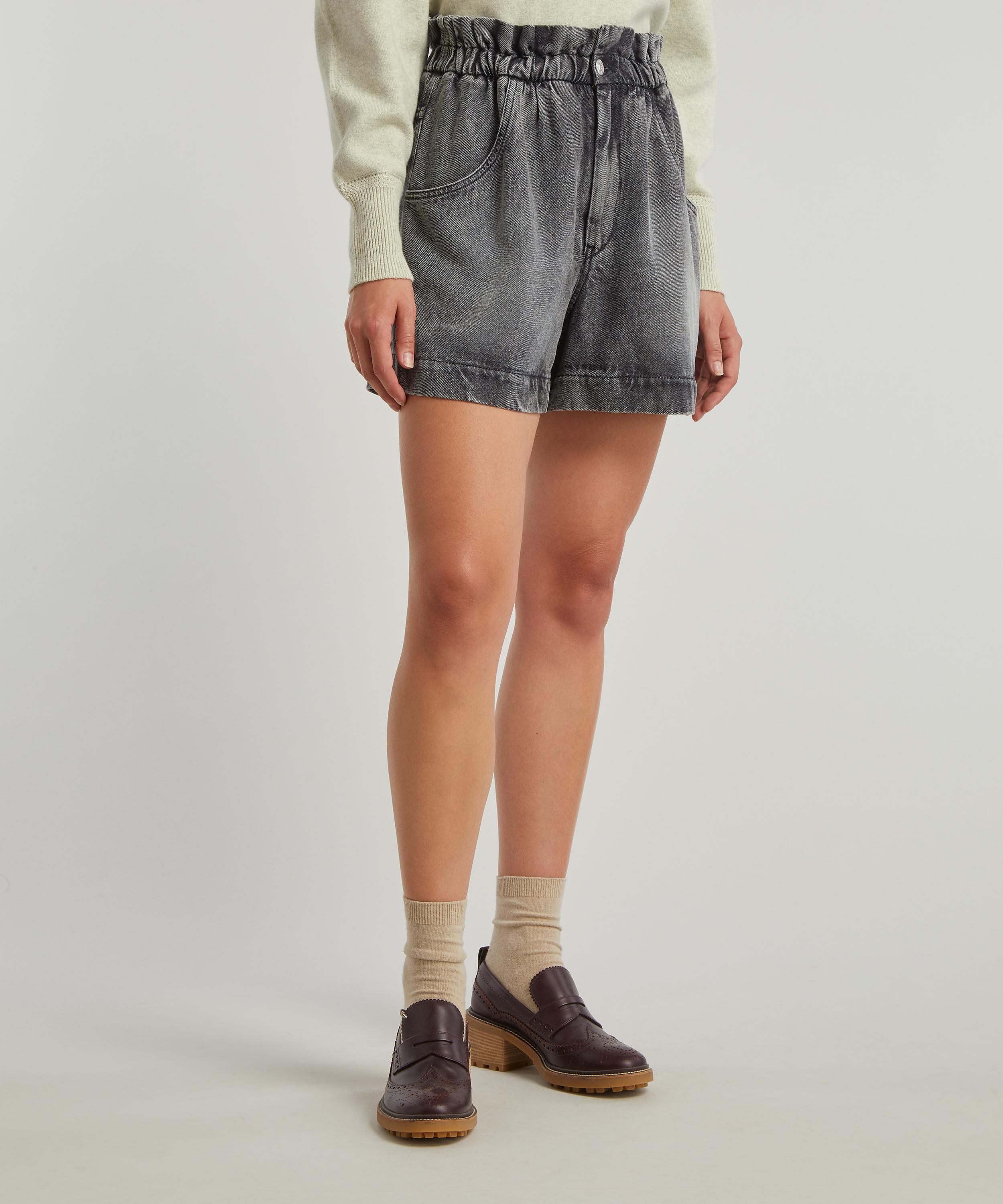Marant Étoile - Titea Fluid Denim Shorts image number 2