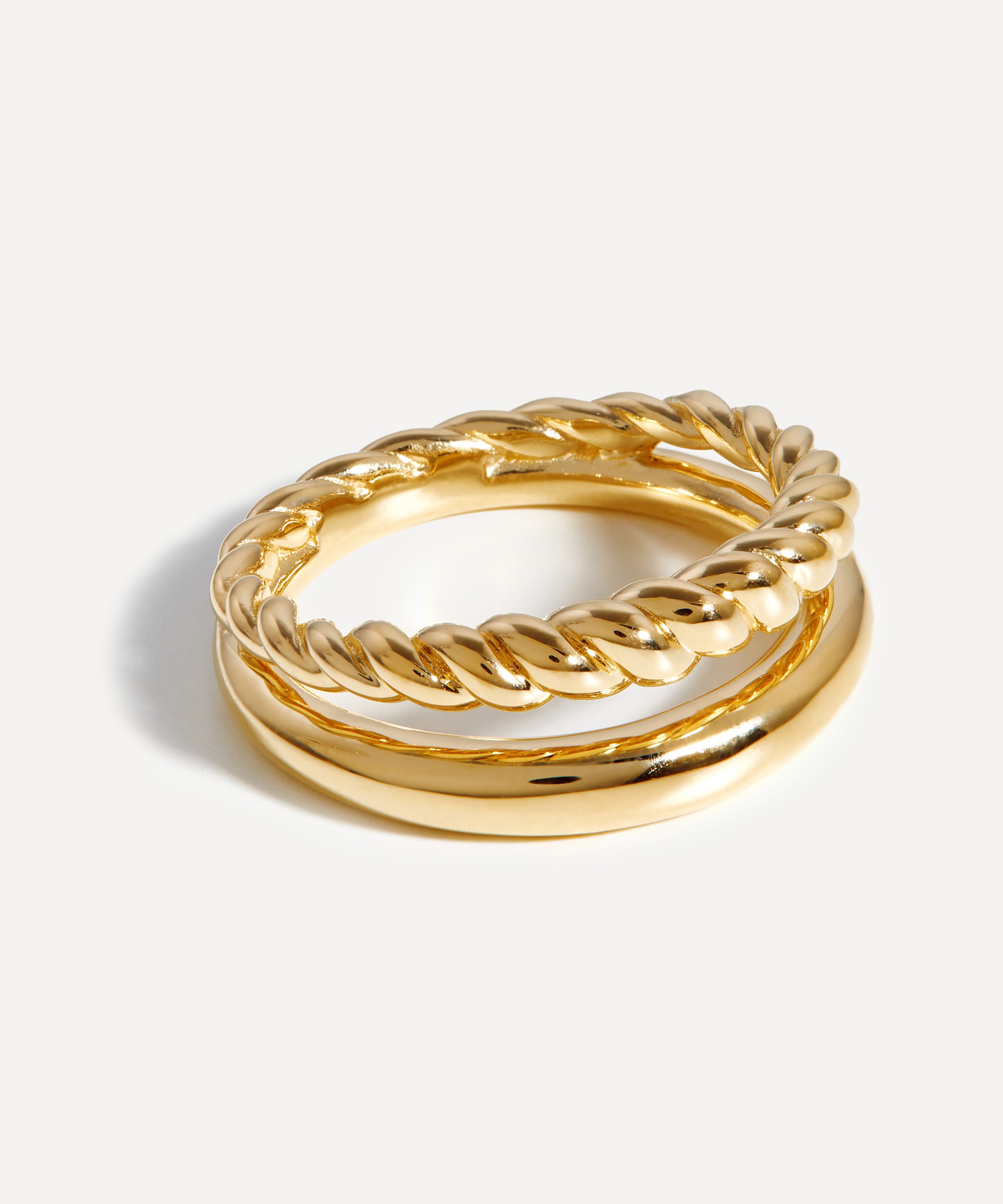 Missoma - 18ct Gold-Plated Vermeil Silver Radial Ring image number 0