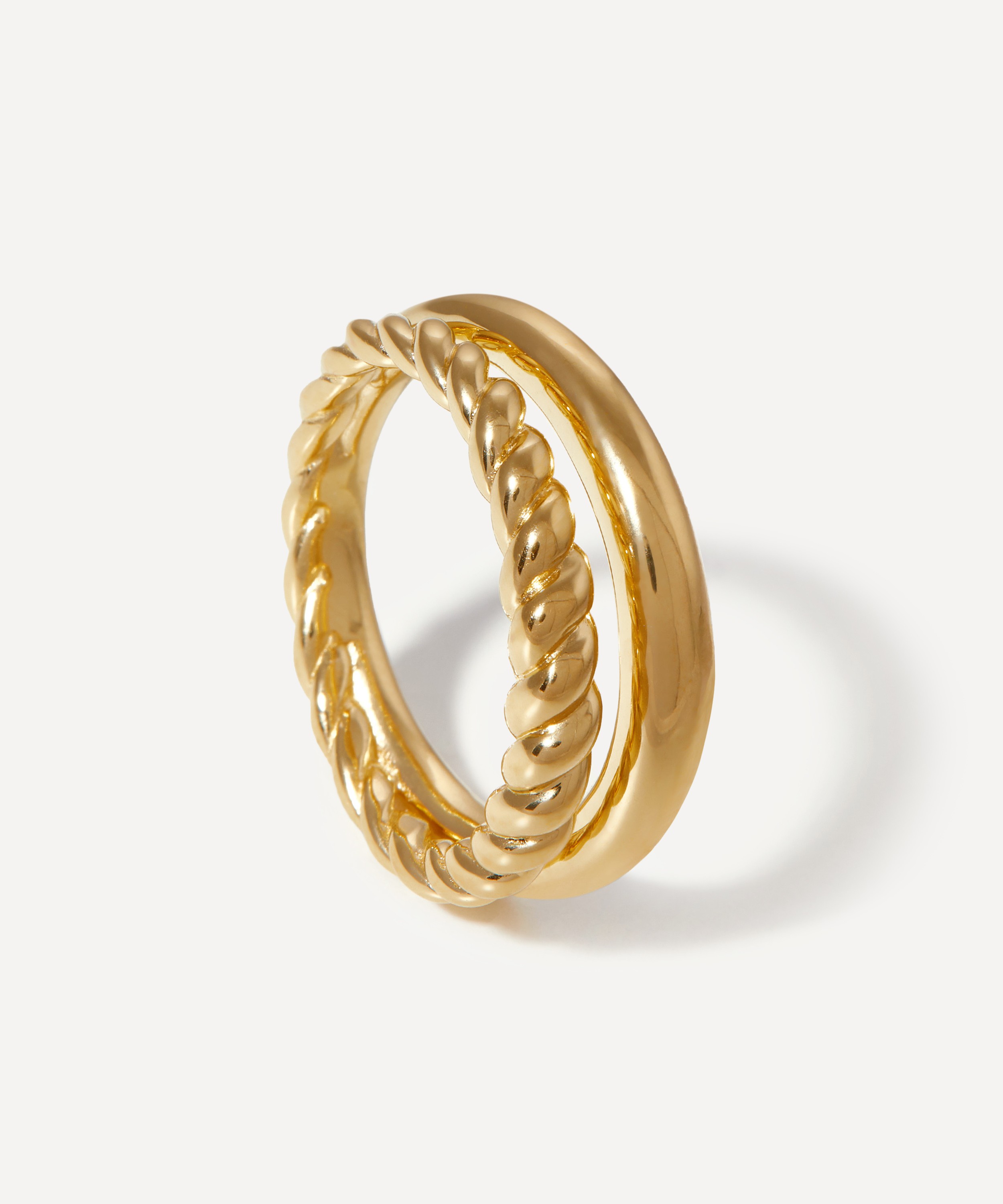 Missoma - 18ct Gold-Plated Vermeil Silver Radial Ring image number 1