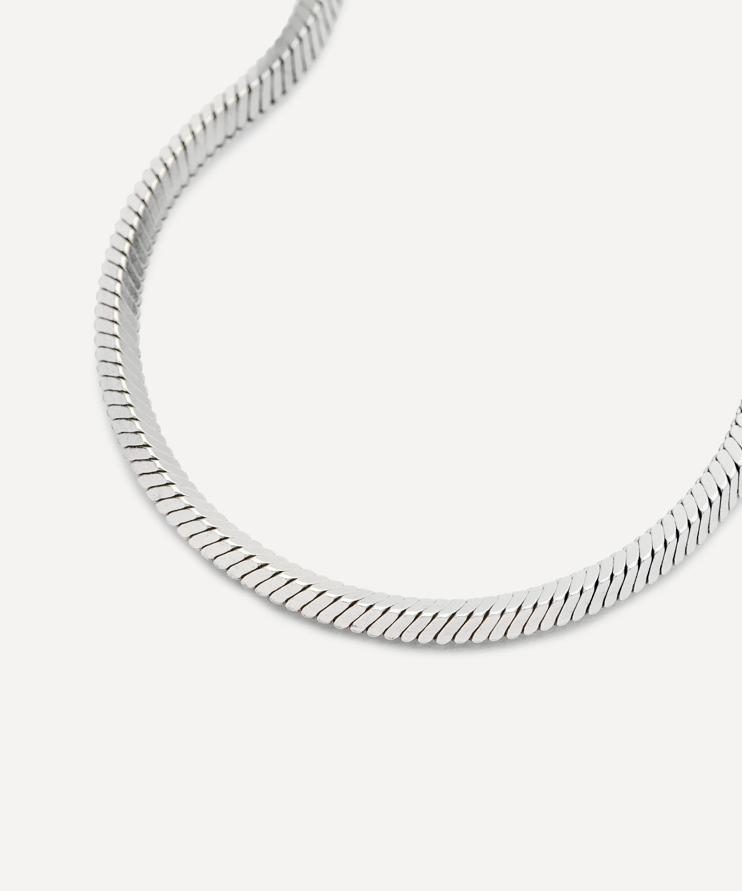 Missoma - X Lucy Williams Sterling Silver Square Snake Chain Bracelet image number 1