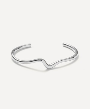 Missoma - Sterling Silver Molten Wave Cuff Bracelet image number 0