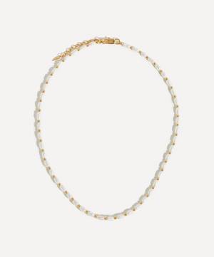 18ct Gold-Plated Seed Pearl Beaded Choker Necklace