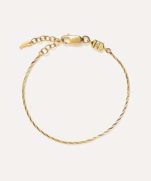 Missoma - 18ct Gold-Plated Vermeil Silver Asymmetric Snake Chain Bracelet image number 0