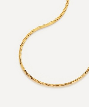 Missoma - 18ct Gold-Plated Vermeil Silver Asymmetric Snake Chain Bracelet image number 2