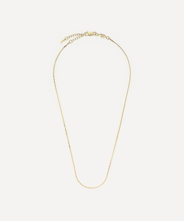 Missoma - 18ct Gold-Plated Vermeil Silver Asymmetric Snake Chain Necklace image number 0
