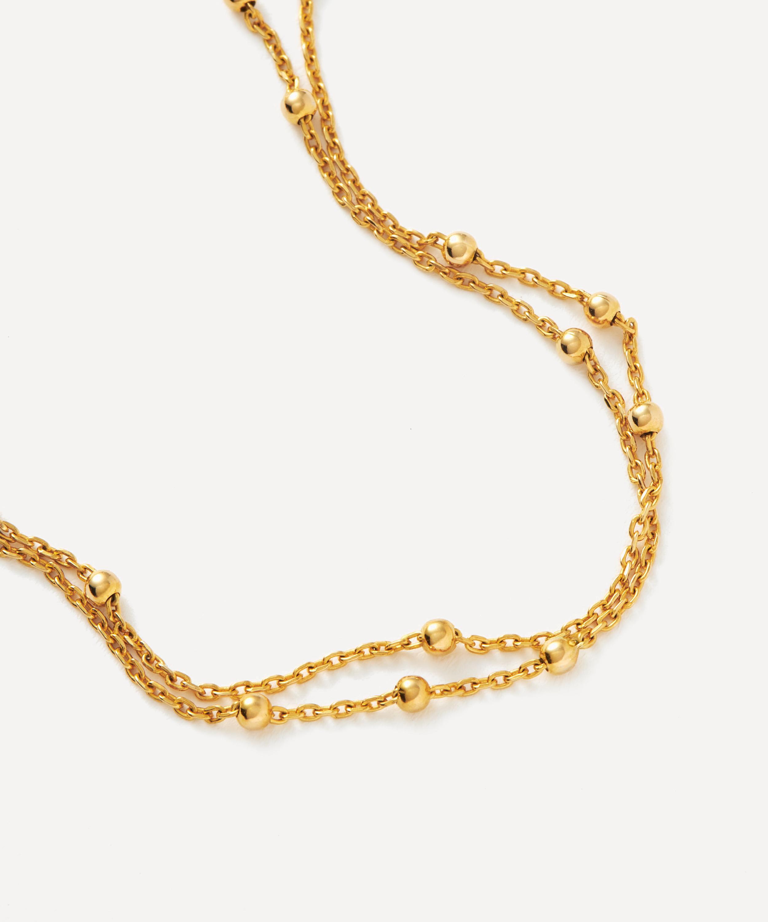 Missoma 18ct Gold-Plated Vermeil Silver Double Chain Bracelet