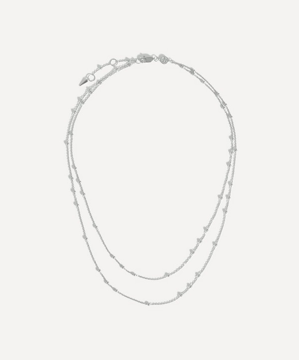 Missoma - Sterling Silver Double Chain Necklace image number null