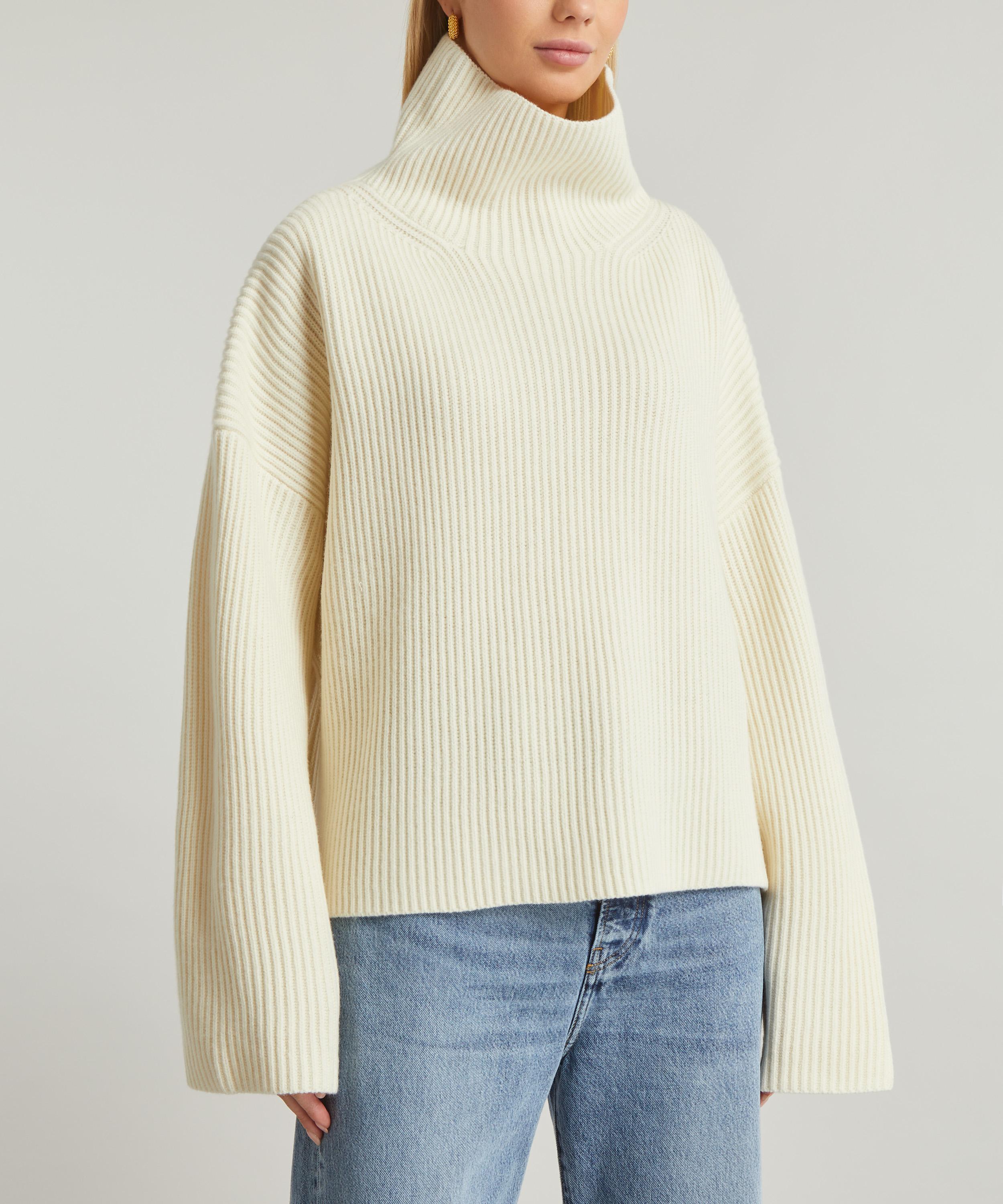 Wool Blend Turtleneck Sweater