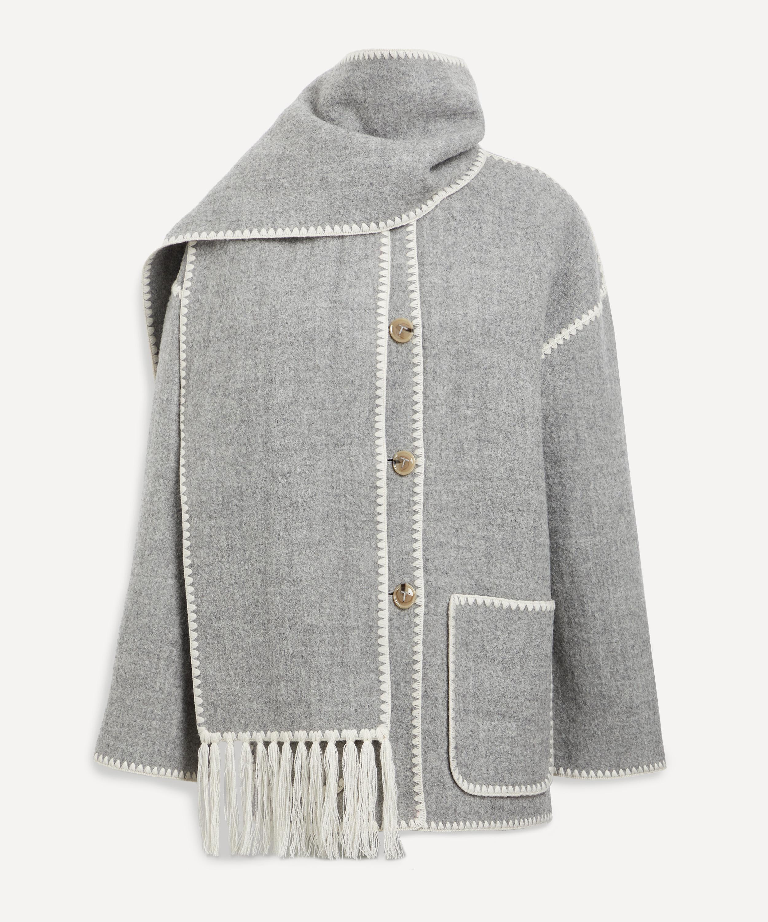 Toteme - Embroidered Scarf Jacket image number 0